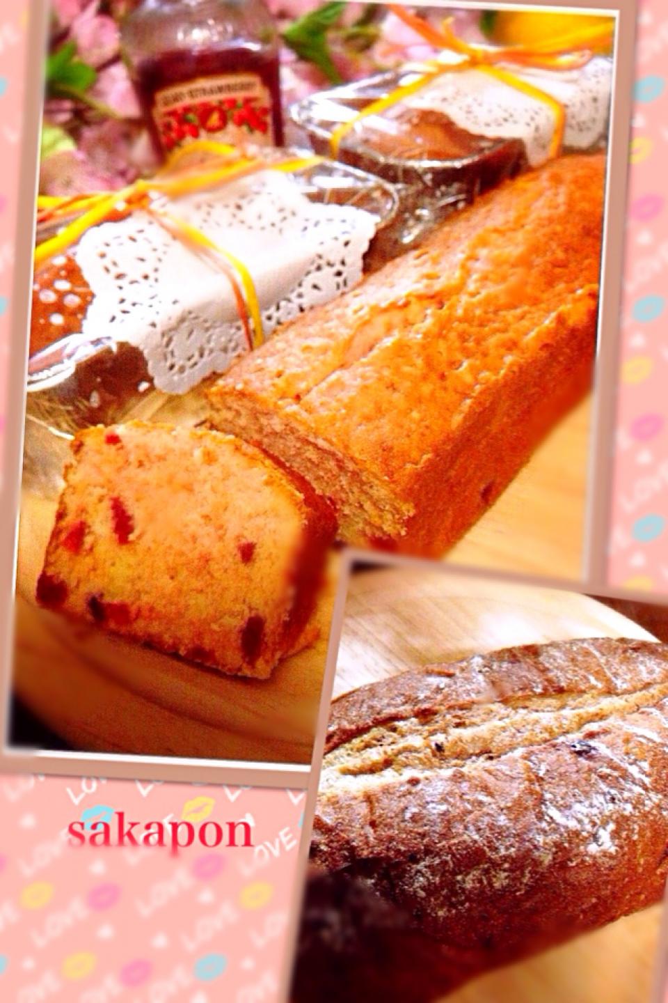 なおちゃんのストロベリーミルクケーキ&クルミといちじくのハーフハードパン♡